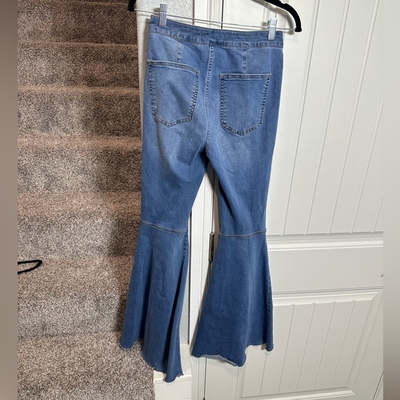 Free People Just Float On Flare Jeans /Jericho blue - Picture 5 of 11